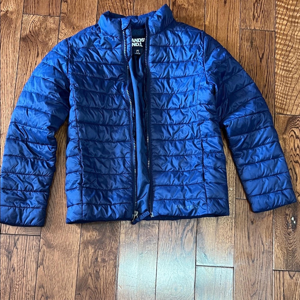 Lands' End Kids Royal Blue Puffer Jacket